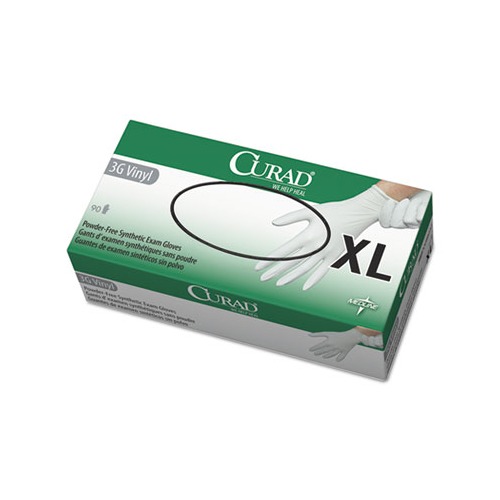 UPC 888277305307 product image for CURAD 3G Vinyl Exam Gloves - CA Only,White,X-Large | upcitemdb.com