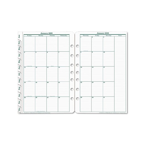 UPC 733065398989 product image for Original Dated Monthly Planner Refill | upcitemdb.com