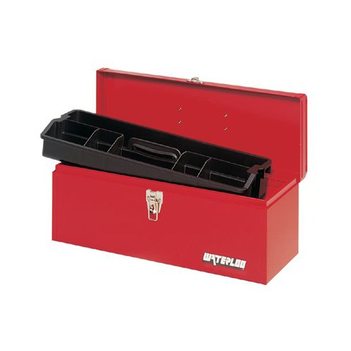 17 In. Red Steel Toolbox