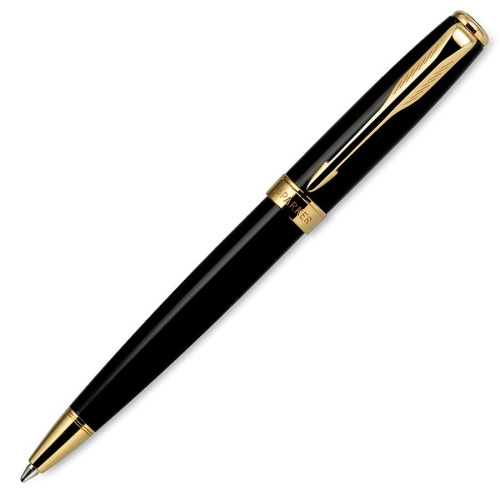 UPC 071402490195 product image for Ballpoint Pen,Refillable,Twist Action,Black w/ Gold Trim | upcitemdb.com