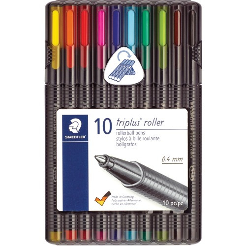 UPC 007817403314 product image for Staedtler 10 Triplus Roller Rollerball Pens | upcitemdb.com