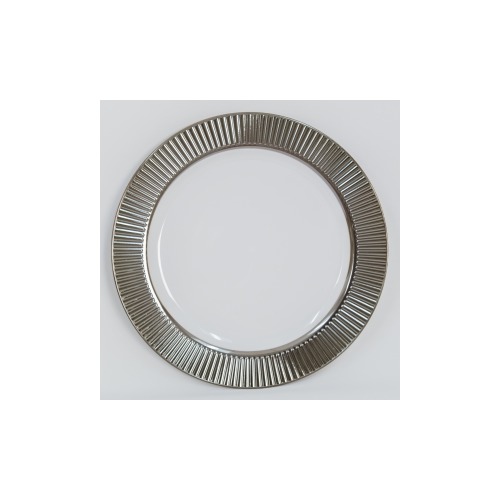 UPC 609613000096 product image for Celebration Silver Disposable Plastic  Salad/Desert  Plate | upcitemdb.com