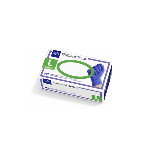 UPC 888277362751 product image for FitGuard Touch Nitrile Exam Gloves,Dark Blue,Large | upcitemdb.com