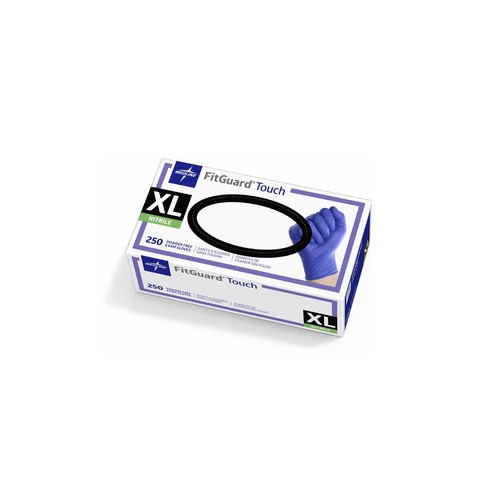 UPC 888277362768 product image for FitGuard Touch Nitrile Exam Gloves,Dark Blue,X-Large | upcitemdb.com