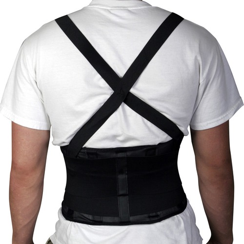 UPC 884389114707 product image for Standard Back Support with Suspenders,Black,Small | upcitemdb.com