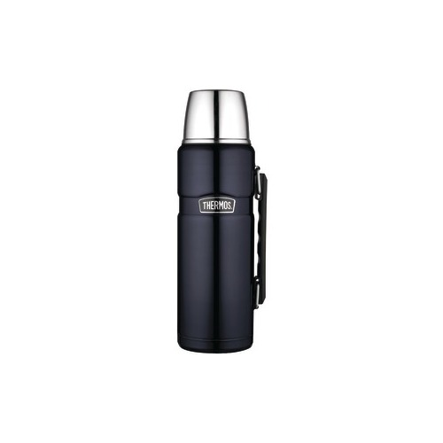 Thermos Stainless King 2-Liter/68-Ounce Beverage Bottle, Midnight Blue