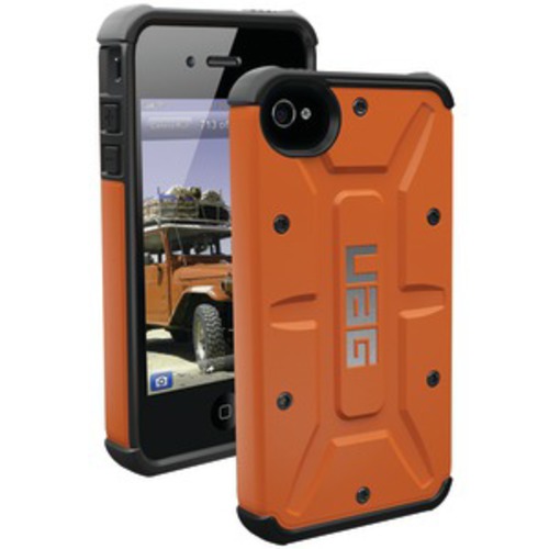 UPC 858539003029 product image for URBAN ARMOR GEAR UAG-IPH4S-RST BLK-W SCRN-VP iPhone 4 4S Composite Case (Rust Bl | upcitemdb.com
